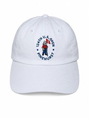 New 124th US Open Pinehurst USGA Member PGA White Blue Strapback Golf Hat Cap